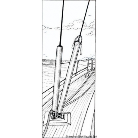 Anodized aluminium shrouds and turnbuckles profile