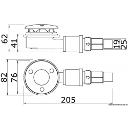 WHALE avtappningsplugg med automatisk IC-sensor