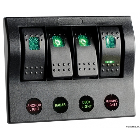 Pannello elettrico serie PCP Compact con circuit breaker + LED