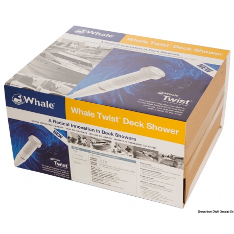 Integrierte Dusche - Whale Twist