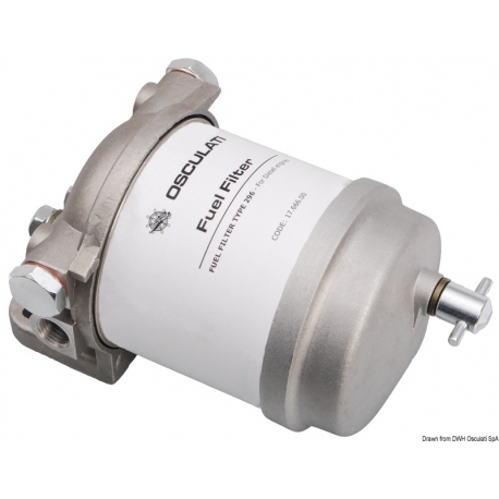 CAV-type diesel filter with bleed