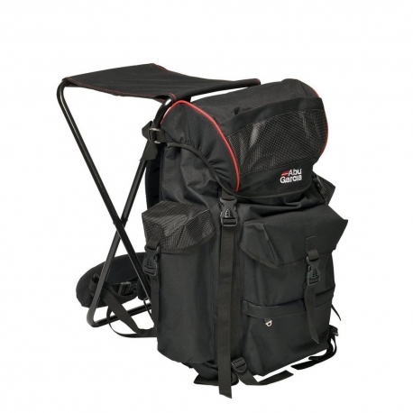 Abu Garcia Rucksack - Deluxe zaino da pesca con seggiolino