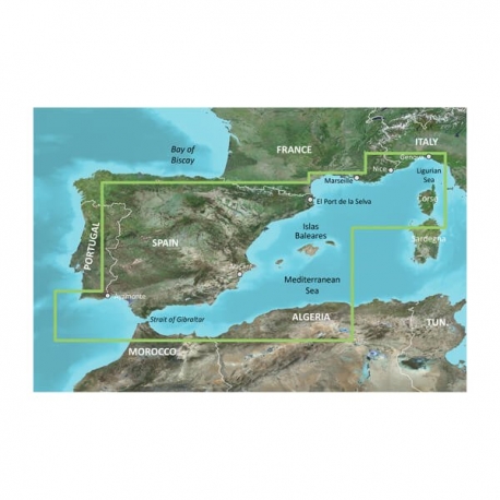 Cartographie BlueChart G3 avec support SD/Micro SD