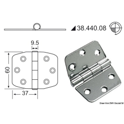 2mm gångjärn 19586