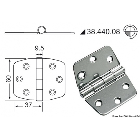 Cerniera 2 mm 19586