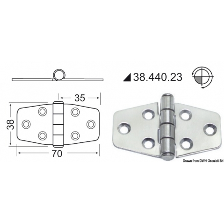 Cerniera 2 mm 20568