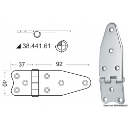 2mm Hengsel 19631