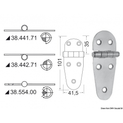 Bisagra 2 mm 19622