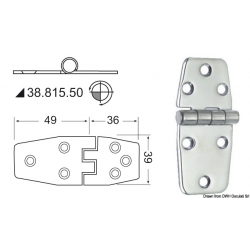 Cerniera 2 mm 19610