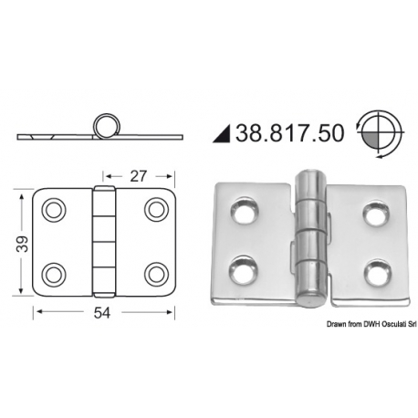 Cerniera 2 mm 19580