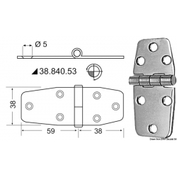 Bisagra 2,5 mm 19695