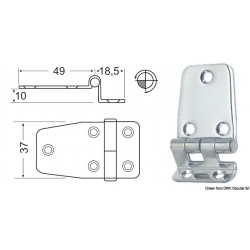 2 mm freitragendes Scharnier 20581