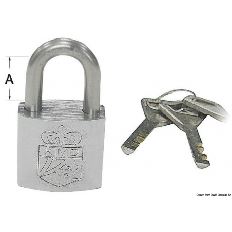 Lucchetto con chiave di sicurezza sistema Abloy 2546