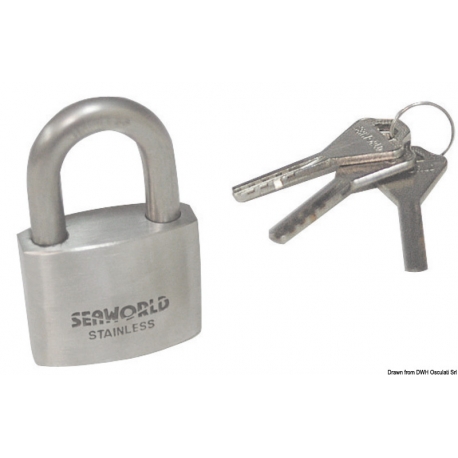 Candado antirrobo de alta resistencia Fisher 2550 con llave