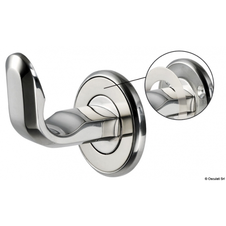 High strength hook with invisible screws 41006