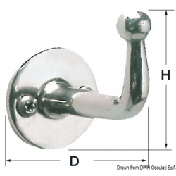 AISI 316 cast hook 19008