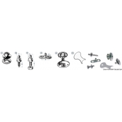 TOMAX nickel-plated brass buttons 632