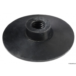 Porte-drapeau droit en EPDM avec filetage 4350
