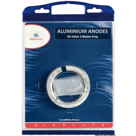 Kit de ánodos para motores Volvo, intercambiable con el original 27732