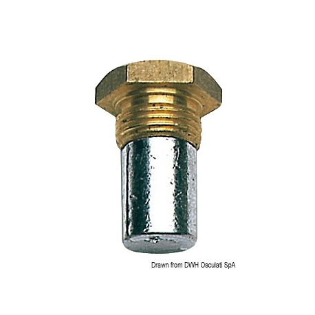 Zinc coolant cap 3087