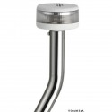 Avtakbar lyktestolpe for flat montering med Evoled 360° lys - Osculati