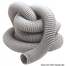 Støvsugerslange i glassfiber og PVC med metallarmering 14504