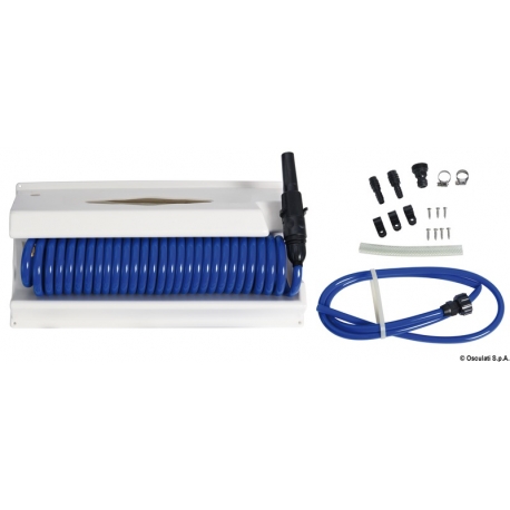 Container with spiral water hose 35506