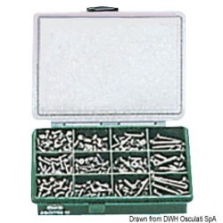 Casete de tornillos Compact 390 piezas 19222