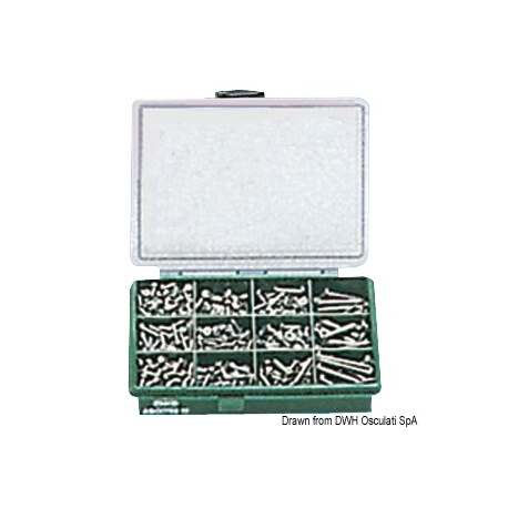 Cassette de vis Compact 390 pcs 19222