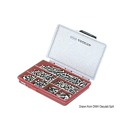 Cassette de vis Compact 540 pcs 19216