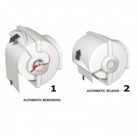 DryRoll toilet paper roll holder - Oceanair