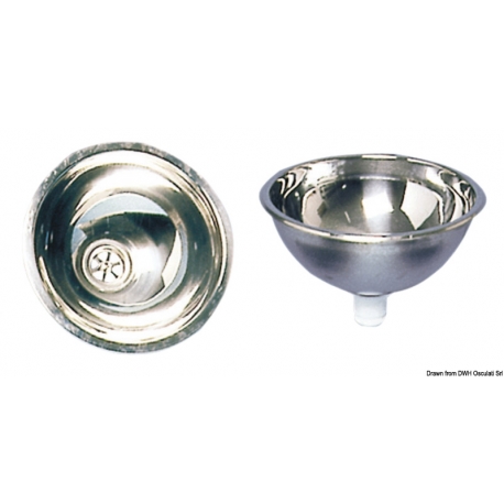Lavabo semi-sphérique pour salle de bains 17246