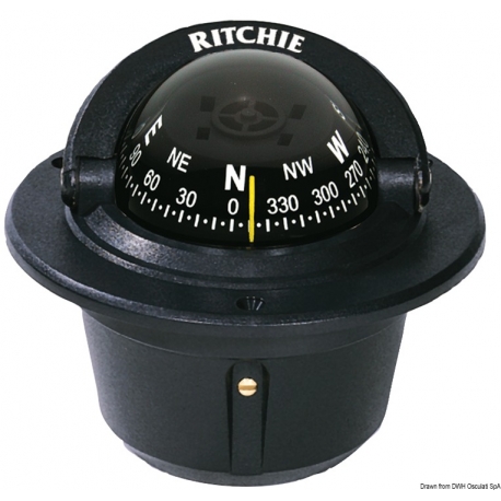Bussole Explorer 2'' 3/4 (70 mm) con compensatori e luce - Ritchie navigation 35077