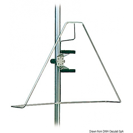 Porte-bouée de sauvetage en fer à cheval 1734