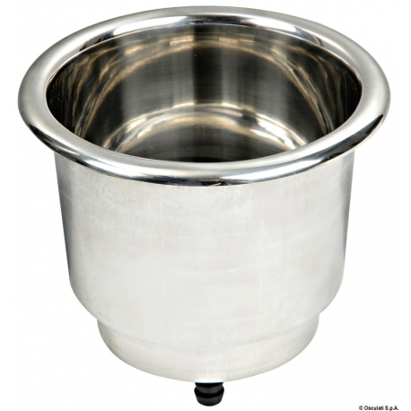 Portavasos de acero inoxidable Delux 28496