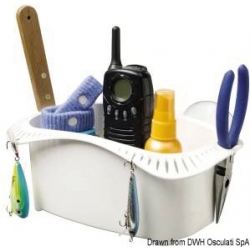 Hvitt oppbevaringsrom i plast 21249