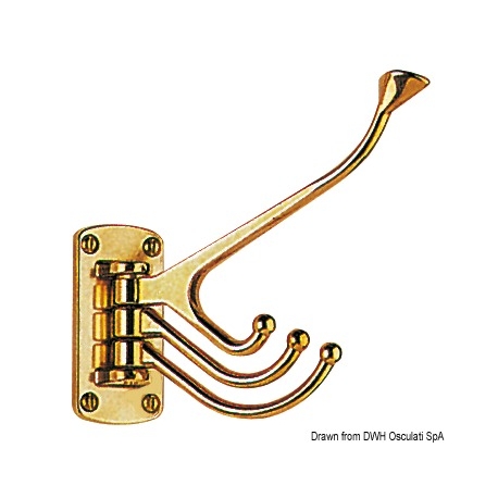 Hanger with 4 articulated hooks 2622