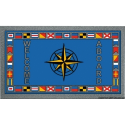 Tapis de porte rectangulaire antidérapant, dimensions 50 x 80 cm, 35734