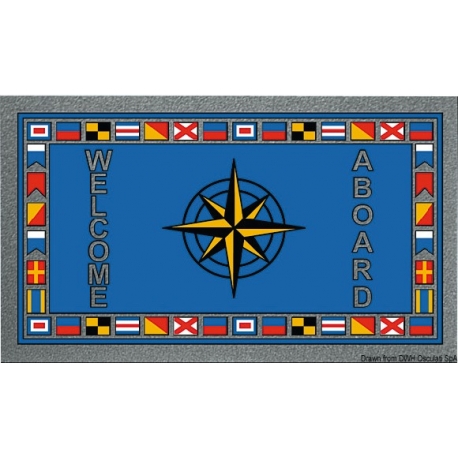 Format rechteckige Anti-Rutsch-Fußmatte 50x80 cm 35734