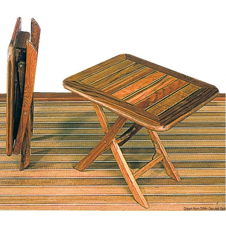 Tavolo pieghevole in Teak regolabile in altezza - ARC Marine 18538