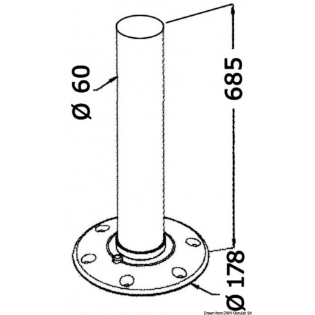 Pata de mesa de aluminio 26777