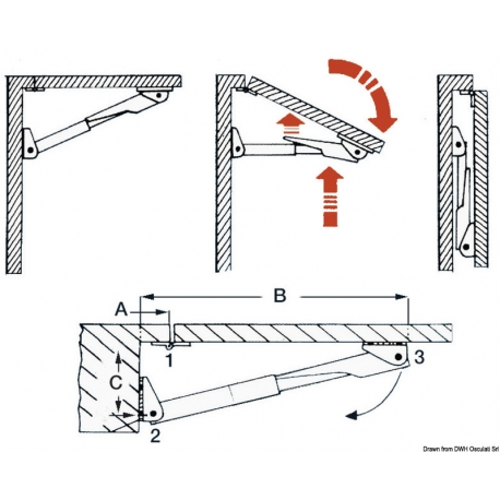 Support de table pliable Rakego 3409