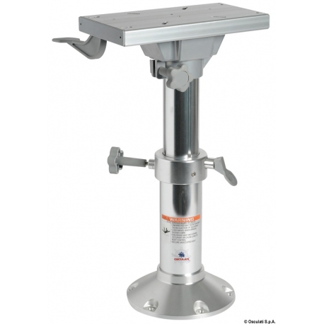 Support de siège avec glissière pivotante polie miroir 26764