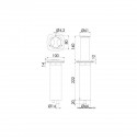 Aurora uttrekkbar LED-bordlampe - Osculati