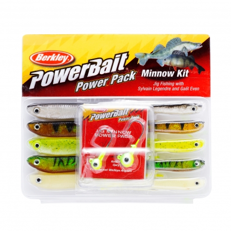 Berkley PowerBait Pro Pack Minnow kit artificiali 10 pezzi