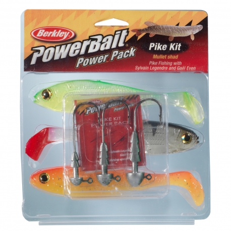 Berkley PowerBait Pro Pack Pike kit artificiali 3 pezzi