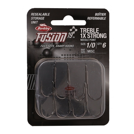 Berkley Fusion19 Treble 1x triple ancre N.3/0
