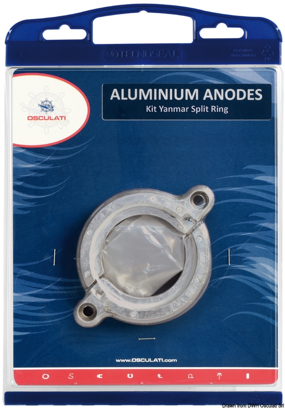 Anodi per motori YANMAR : Scegli il modello - Anodo zinco piede apribile SD20 - SD50