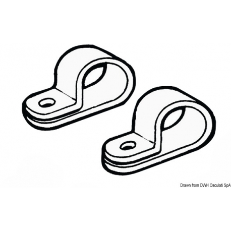 Attaches en plastique, clips pour tuyaux, clips pour câbles 1489