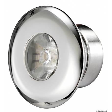 Luz de cortesía frontal de LEDs en acero